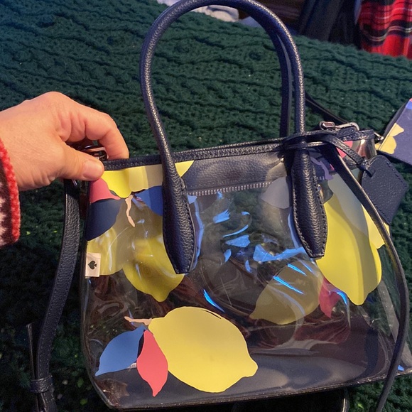 Kate, Spade, lemon, Crossbody see-through bag - Picture 2 of 12